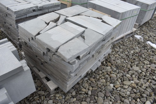 Pallet of Snapped Bluestone Wall Stone