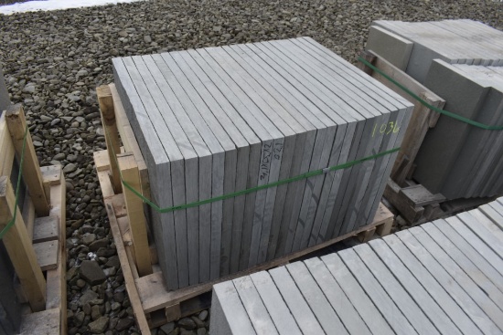 Pallet of 24" x 30" x 1.5' Thermal Bluestone Pieces