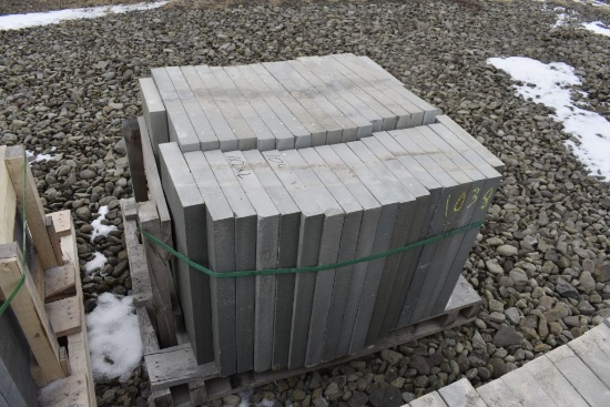 Pallet of 12" x 24" x 2" Thermal Bluestone Pieces