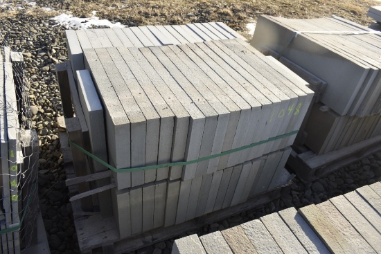 Pallet of 12" x 24" x 2" Thermal Bluestone Pieces