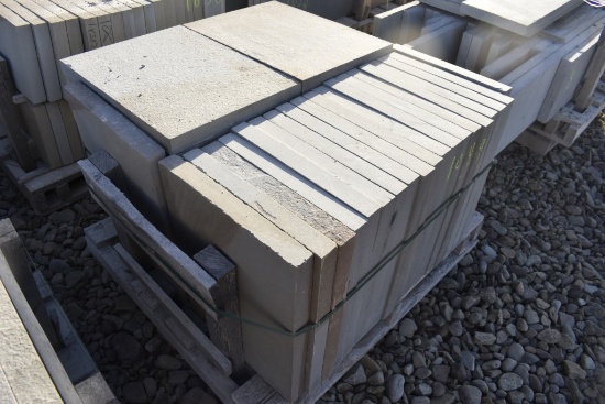 Pallet of 18" x 24" x 2" Thermal Bluestone Pieces