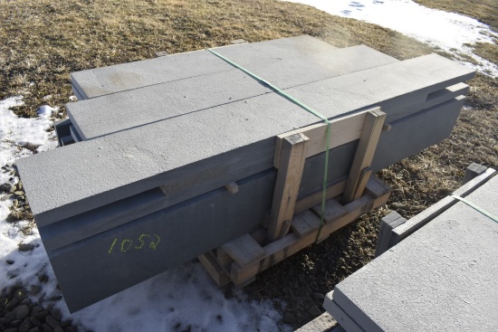 Pallet of 12" Mixed Thermal Bluestone Treads