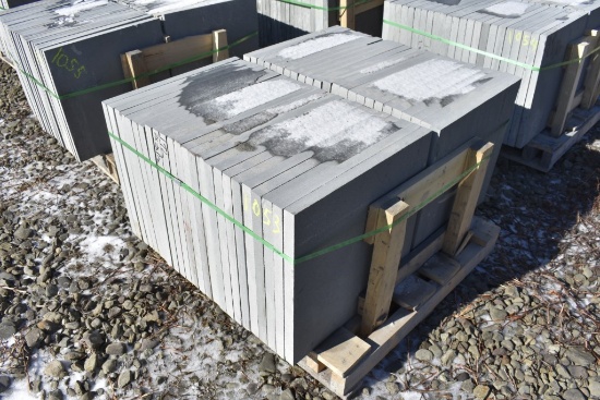 Pallet of 24" x 24" x 1.5 Thermal Bluestone Pieces