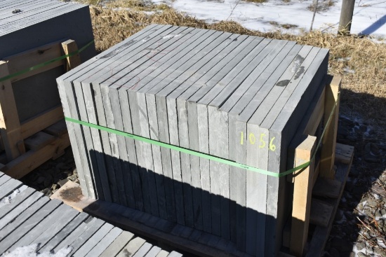 Pallet of 24" x 30" x 1.5" Thermal Bluestone Pieces