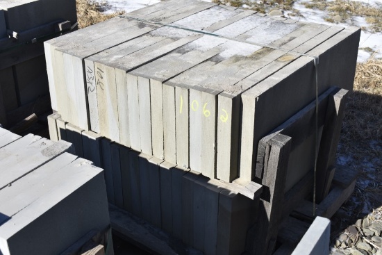 Pallet of 12" x 36" x 2" Thermal Bluestone Pieces