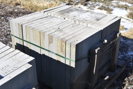 Pallet of 18" x 24" x 2" Thermal Bluestone Pieces