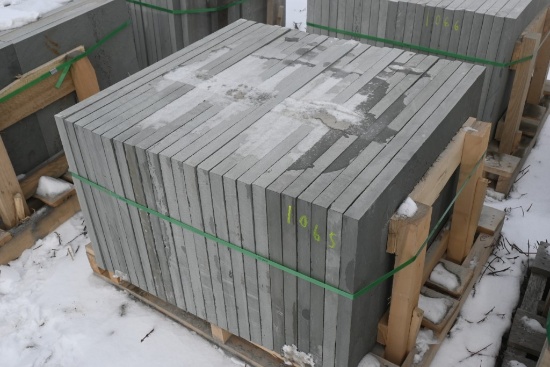 Pallet of 24" x 24" x 1.5" Thermal Bluestone Pieces