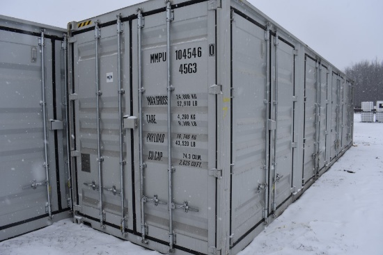 40' 5 Door Shipping Container