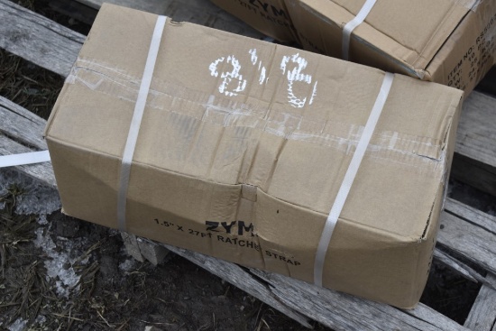 10 Zym 27' x 1.5" Ratchet Straps