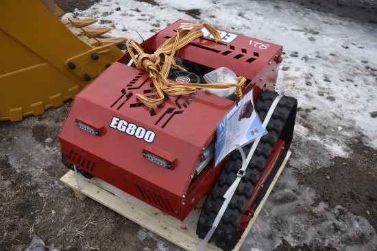EGN EG800 Remote Control Lawn Mower on Tracks
