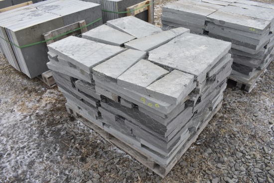 Pallet of Snapped Bluestone Wall Stone