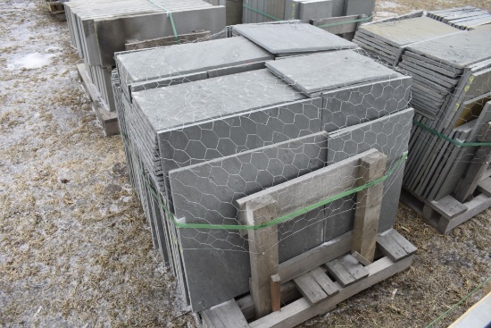 Pallet of 1" Thick Mixed Natural Bluestone Pieces
