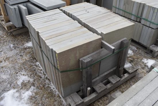 Pallet of 18" x 24" x 2" Thermal Bluestone Pieces