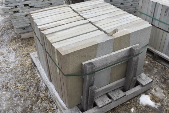 Pallet of 18" x 24" x 2" Thermal Bluestone Pieces