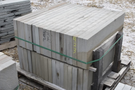 Pallet of 12" x 36" x 2" Thermal Bluestone Pieces