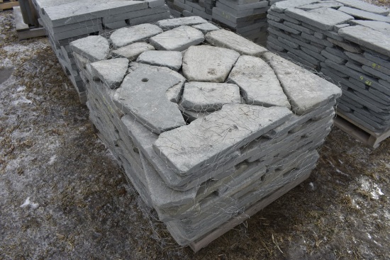 Pallet of Snapped Bluestone Wall Stone