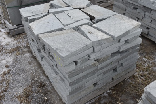 Pallet of Snapped Bluestone Wall Stone