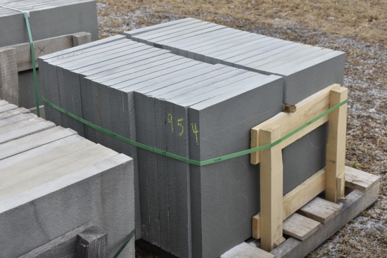 Pallet of 18" x 24" x 2" Thermal Bluestone Pieces