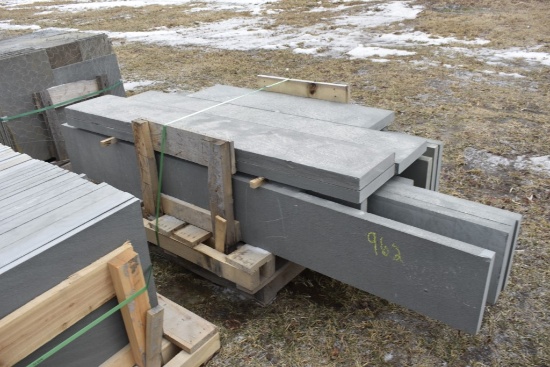 Pallet of 12" Mixed Thermal Bluestone Treads