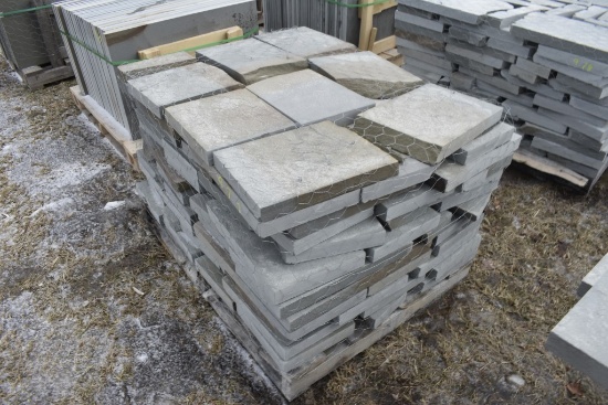Pallet of Snapped Bluestone Wall Stone