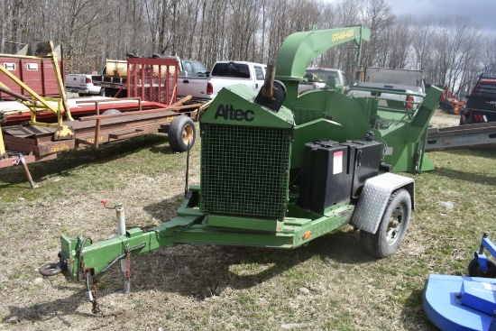 Altec DC-1317 Tow Behind Diesel Wood Chipper
