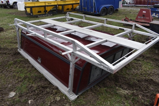 ARE 8' Truck Cap with Aluminum Rack