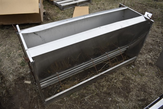Stainless Steel Double Sided Hog Feeder