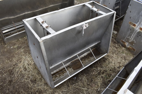 Stainless Steel Double Sided Hog Feeder