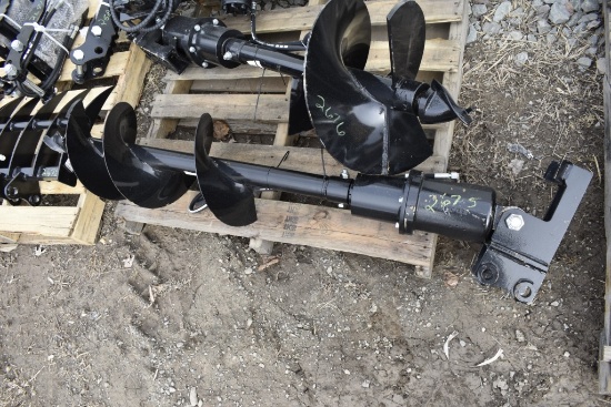 future Mini Excavator Post Hole Digger with 12" Auger Bit