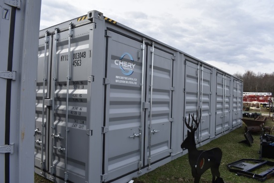 40' High Cube 5 Door Shipping Container