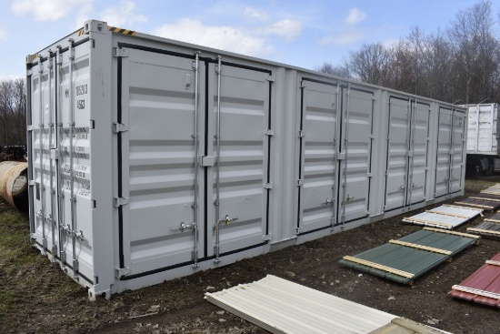 40' 5 Door Shipping Container