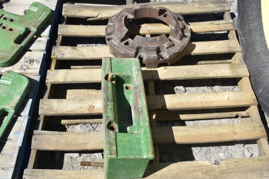 4 Lug Wheel Weight and John Deere Weight Starter Bracket