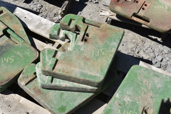 4 John Deere 45 KG Suitcase Weights