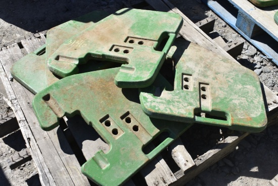 5 John Deere 47 KG Suitcase Weights