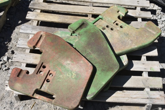5 John Deere 47 KG Suitcase Weights