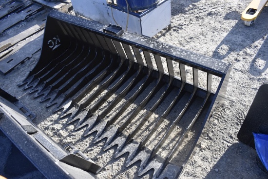 KC Quick Attach 76" Stone Bucket