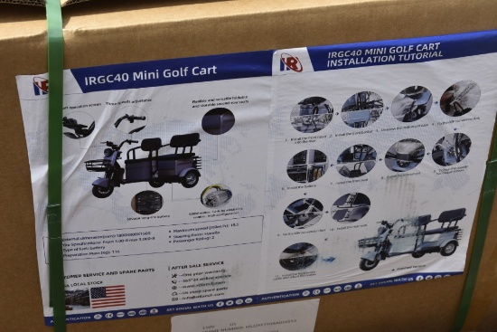 IR Model IRGC40 3 wheel Mini Golf Cart