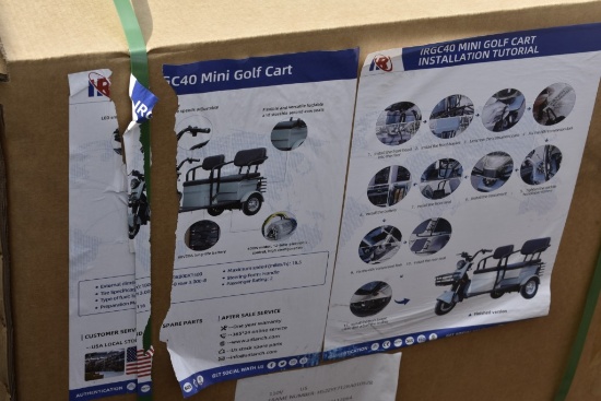 IR Model IRGC40 3 wheel Mini Golf Cart