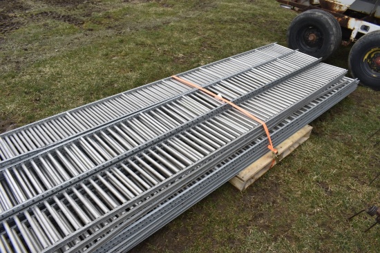 Pallet of 12' Conveyor Rollers