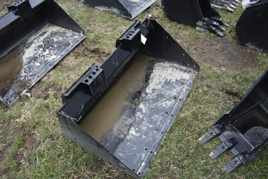 Quick Attach 44" Skid Steer Bucket