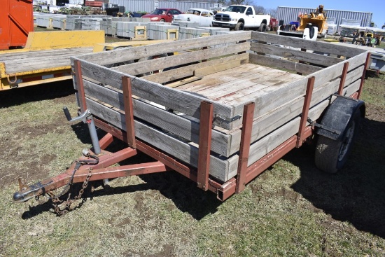 Single Axle Bumper Pull Trailer