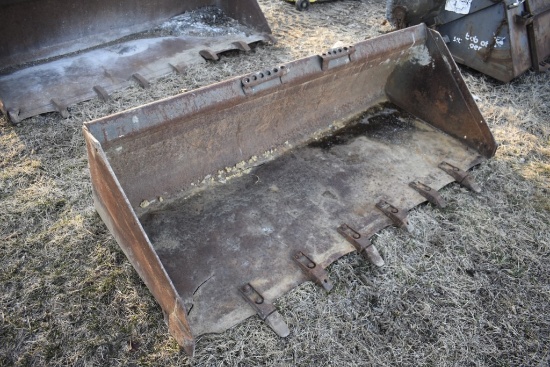 Quick Attach 80" Toothed Skid Steer Bucket