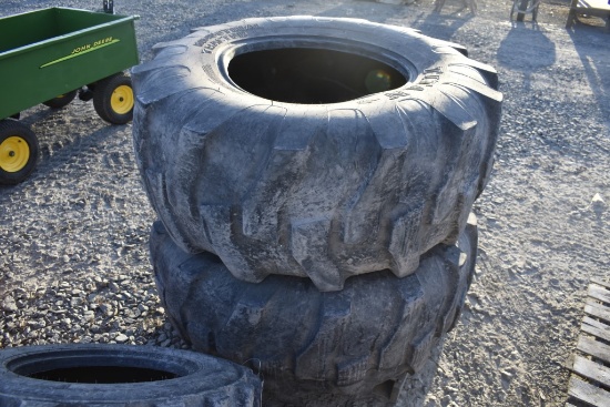 Pair of Titan 19.5L-24 Ag Tires