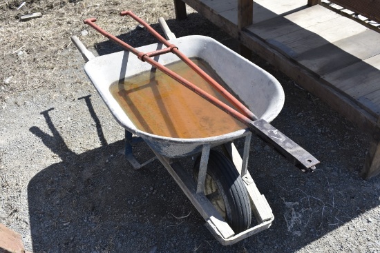 Wheel Barrow and Little Wagon Tow Bar