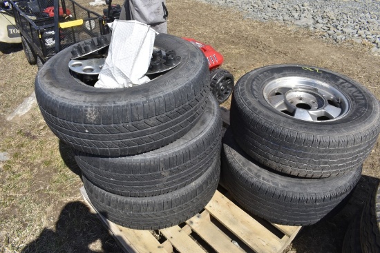 5 265/70 R16 Tires on 6 Lug Chevy Rims | Online Auctions | Proxibid