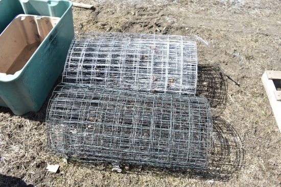 2 Partial Rolls of 36" Tall Fencing