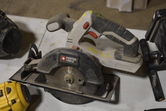 Battery Operated Porter Cable Circular Saw No Battery