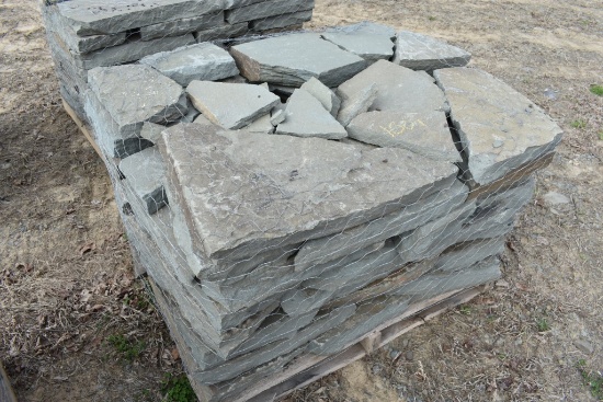 Pallet of Snapped Bluestone Wall Stone