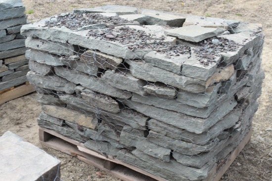 Pallet of Snapped Bluestone Wall Stone