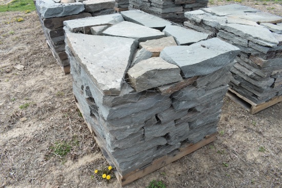 Pallet of Snapped Bluestone Wall Stone